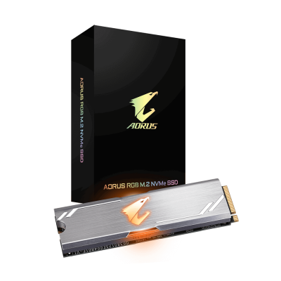 AORUS RGB M.2 NVMe SSD 512GB  (M.2 2280 / Inter face PCIe gen3 /  Read Speed up to 3480 MB/s)